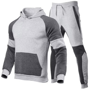 Mangoes Fashion Unisex Winter Casual Sportswear Solid Breathable Fleece Hoodies Sweatshirts Tracksuits Two-Piece <b>Set</b> Including - Product Image 1