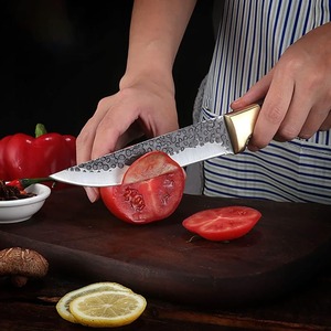 Meat Cleaver, 3Pcs Profesional Kitchen <b>Knives</b> <b>Set</b> Hand Forged <b>Sharp</b> Butcher Boning Viking <b>Knife</b> Chef Meat Cleaver with Leather - Product Image 4