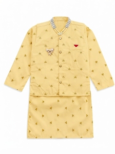Conjunto de Falda y Blusa de Manga Larga Bordada para Bebés Niñas, Estilo Tradicional de Algodón, Ropa Formal para Bodas, Fiestas de Verano, de Secado Rápido - Product Image 4