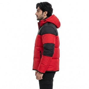 Chaqueta Acolchada para Hombre, Ligera, de Poliéster, con Relleno Cálido, Cierre Frontal Completo, Cómoda para el Invierno - Product Image 3