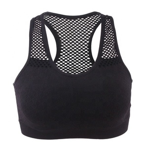 Sujetador deportivo de alto impacto para mujer de talla grande con diseño de tiras cruzadas en la espalda, material de elastano/poliéster para fitness - Product Image 6