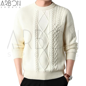Bon Fournisseur, Qualité Supérieure, Impression de Logo Personnalisé, Entièrement Personnalisé, Prix Raisonnable, Service OEM ODM, Pulls en Tricot pour Hommes - Product Image 3