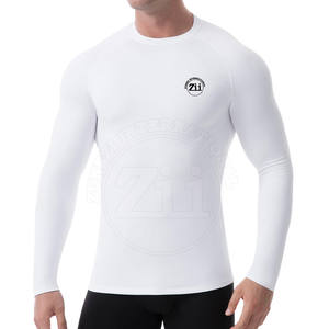 Chemises de compression pour hommes en gros, respirantes, légères, grandes tailles, manches longues, vêtements de sport et de fitness - Product Image 2