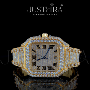 Reloj de Pulsera de Diamantes de Lujo Premium para Mujer, Diseño Delgado, Movimiento de Cuarzo, Elegancia Diaria, en Venta - Product Image 2