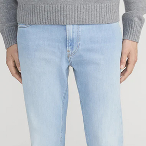 Slim Fit <b>Soft</b> Denim OEM Service With Customizable Logo Designing Casual Outdoor Wear Design With Side Pockets Modern Men <b>Jeans</b> - Product Image 2