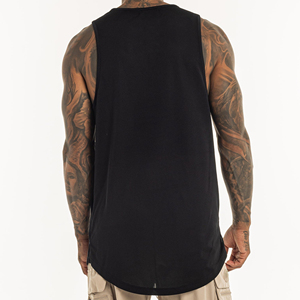 Men's Sleeveless Gym <b>Vest</b> Breathable Workout Muscle <b>Stringer</b> Cut-Off Y Back Tank Tops Fitness Pattern Wholesale - Product Image 2