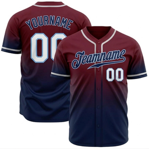 Camiseta de béisbol de alto rendimiento con logotipo y número bordados, de marca privada, a bajo precio, diseñada a medida por fabricantes profesionales con diseño digital. - Product Image 3