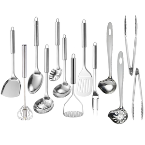Cuillères de cuisine en acier inoxydable de qualité supérieure pour restaurants et hôtels, ustensiles de cuisine à prix abordable. - Product Image 6