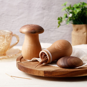 ที่ใส่ไม้จิ้มฟันไม้ตกแต่งบ้านแบบเรียบง่าย ทำด้วยมือ  ปรับแต่งโลโก้และขนาดได้ ในราคาที่ดี - Product Image 6