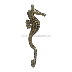 Crochets multifonctionnels modernes auto-adhésifs en aluminium Sea Horse, robustes, résistants à la rouille, écologiques et réglables pour manteaux - Product Image 3