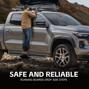 Estribos de Acero Reforzado de Alta Calidad OEM para Chevy Colorado, GMC Canyon, Silverado y <span class=keywords><strong>Ram</strong></span> 1500 (2015-2026), Antideslizantes y Fáciles de Instalar - Product Image 6
