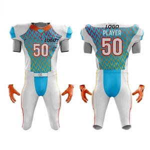 Custom American Football Team Jersey Short Printed Premium Performance Sportswear Quick Dry Athletic Uniform OEM ODM Clothing - Product Image 4