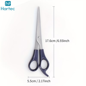Ciseaux de barbier professionnels en acier inoxydable avec manche en plastique durable – Outil de salon de coiffure de qualité supérieure, fourni par OEM/ODM - Product Image 2