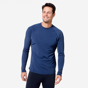 High Quality ODM OEM Customized Long Sleeve Rash Guard <b>Men</b> Spandex/Polyester UPF50 Printed <b>Compression</b> Quick Dry Eco-Friendly - Product Image 3