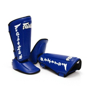 สนับแข้งหนังแท้ Fairtex สีดำ อุปกรณ์ป้องกันระดับมืออาชีพสำหรับการฝึกซ้อมในยิมและการออกกำลังกายประจำวัน - Product Image 3