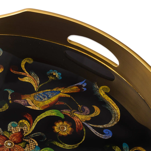 Wholesale Luxury Wooden Polished Serving Tray Classic Handmade Design Eco-Friendly <b>Decorative</b> Dish Gift for Wedding Hotel Home - Product Image 3