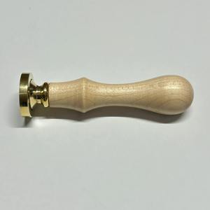 Maple Wood 25mm Round Brass <b>Wax</b> <b>Seal</b> Stamp Sealing <b>Wax</b> Stamper for Wedding Invitations Best Export Price Craft Supplies - Product Image 3
