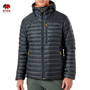 เสื้อแจ็คเก็ตพัฟเฟอร์แบบกำหนดเองสำหรับผู้ชาย ยี่ห้อ Ryan Pro Gear ผลิตจากผ้าระบายอากาศได้ดี พร้อมโลโก้แบบกำหนดเอง ดีไซน์ ODM - Product Image 1