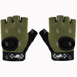 Gants de sport professionnels de qualité supérieure en gros, demi-doigts, pour l'entraînement physique, avec sangle réglable et poignée antidérapante - Product Image 4