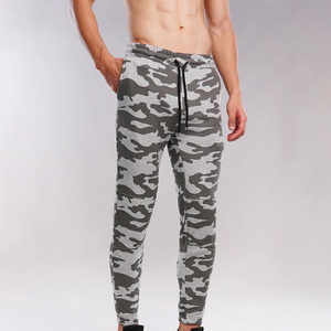 Camouflage <b>Jogger</b> Sweat Pants Men's Cotton Polyester Fleece <b>Slim</b> Fit Running Gym Workout Casual Track Trousers Drawstring - Product Image 4
