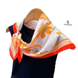 High Quality Luxury Printed Long <b>Scarf</b> Soft Fabric Head <b>Scarf</b> Custom Branding White Label OEM ODM Textile Manufacturer - Product Image 5