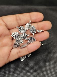 Collar de boda con colgante de latón, dijes tribales, cadena de eslabones y piedra de labradorita, chapado en plata - Product Image 6