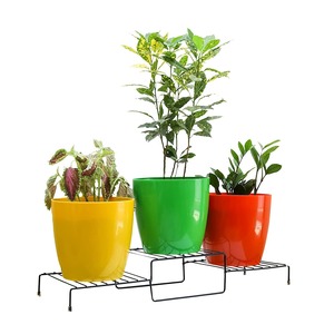 Appeasy 3 Tier Metal Plant <b>Stand</b> with Easy Assembly Indoor Use Desktop Display Heavy <b>Weight</b> Ladder Shelf for Garment Displays - Product Image 2