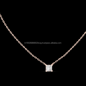 Vente en gros de collier carré en argent S925 avec pierres précieuses, émeraude, bijoux fins pour femmes - Product Image 1