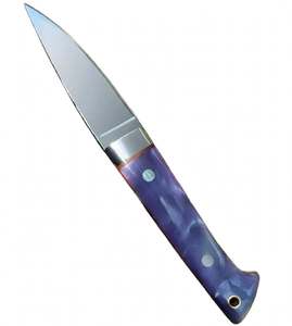 Stainless Steel Utility <b>Craft</b> <b>Tool</b> Pearlescent Purple Handle Executive Display Piece - Product Image 4