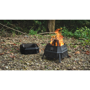 [CARGO CONTAINER] FIRE PIT MAX Poêle à bois portable pour le camping, chauffage extérieur, pliable, en acier inoxydable, Corée - Product Image 3
