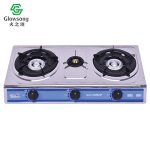 Cuisinière à gaz double usage en acier inoxydable avec allumage piézoélectrique pour gaz naturel et GPL, idéale pour l'hôtellerie et l'usage domestique - Product Image 6