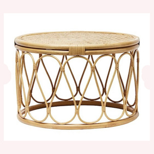 Contemporary Woven Rattan Coffee <b>Table</b> <b>Adjustable</b> Multi Functional Living Room Furniture with Solid Frame Base - Product Image 4