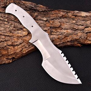 Nordic Forge Carbon Steel Tracker Knife Blank Blade Full Tang Hunting & Camping Knife Blank Satin Polish Finish - Product Image 1