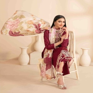 Tawakkal Vol ZALIKA Colección de viscosa Vestidos paquistaníes de 3 piezas para mujeres para festivales Bodas Ropa india y pakistaní - Product Image 2