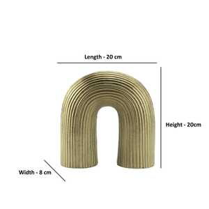 Sculpture d'arche architecturale de 20 cm de hauteur x 8 cm de largeur x 20 cm de longueur, décoration de table artistique faite à la main pour le salon - Product Image 2