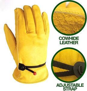 Gants de sécurité en cuir, gantlet, manicle de travail robuste, tenue de travail de Construction, - Product Image 2