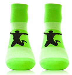 Anti slip <b>Trampoline</b> Silicone Sport Grip <b>Socks</b> Soccer Athletic Bounce Park <b>Socks</b> Anti-slip Green Grip <b>Socks</b> - Product Image 2