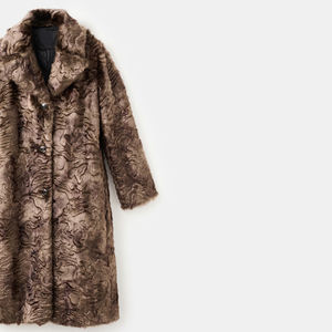 Manteau long d'hiver pour femme de qualité supérieure, col en fourrure de renard véritable à 100 %, boutons recouverts, rembourrage en plumes de haute qualité, tissé respirant - Product Image 2