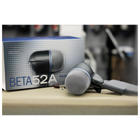52A Dynamic Kick Drum Microphone Cardioid Instrument Bass Drum Mic Professional Live Stage Studio Recording High SPL Audio