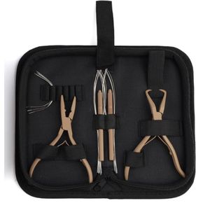 Juego de Herramientas para Extensiones de Cabello Negro y Dorado - Kit de Herramientas para Extensiones de Cabello Melia Beauvoir - Product Image 5