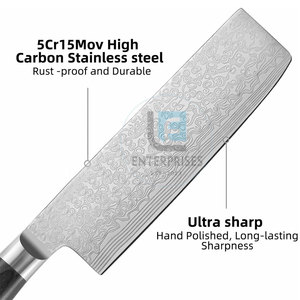Couteaux de chef imperméables de nouvelle conception avec manche en bois, acier inoxydable, livraison directe d'usine, prix bas - Product Image 3
