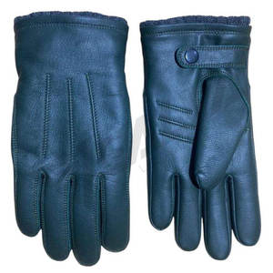 Nouveauté OEM – Gants de fitness en peau de mouton couleur unie – Gants d'hiver en cuir de qualité pour la conduite et les activités extérieures – Gants de sécurité - Product Image 1