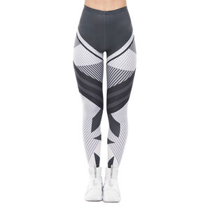 Leggings pour femmes en polyester uni, longueur cheville, taille haute, personnalisables, pour le yoga et la gym, service OEM disponible - Product Image 6