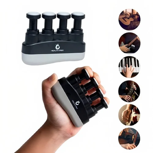 Medilab India - Ejercitador de Dedos, Herramienta de Rehabilitación de Manos en Colores Negro, Naranja y Verde para Guitarristas y Músicos - Product Image 4
