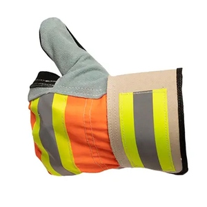 Gants de travail en cuir de vachette renforcé avec logo personnalisé, doux, confortables, résistants, protection des mains, gants de sécurité - Product Image 3