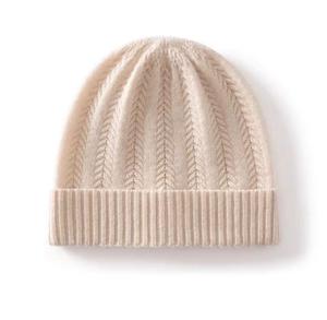 Knit Beanie Hat Unisex Solid Color <b>Winter</b> <b>Cap</b> Casual Style 100% Polyester Adjustable Breathable & Waterproof 56-58CM Adult Fit - Product Image 3