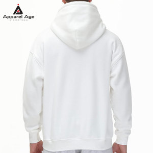 Sweat-shirts pour hommes de couleur blanche, designs uniques, logo personnalisé, sweat-shirts confortables de style streetwear pour hommes, poids lourd - Product Image 5