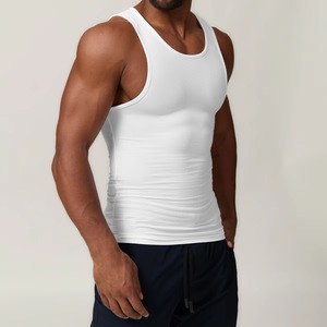 Casual Quick Dry Moisture Wicking Fitness <b>Stringer</b> Tank Top Men's Gym Workout Singlet Breathable Running <b>Vest</b> - Product Image 3