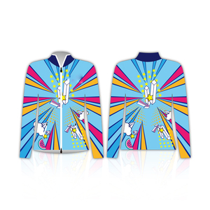 Veste de sport à capuche à manches longues pour femmes, couleur contrastée, polyester/coton, polaire, séchage rapide, coupe régulière, toutes saisons, ensemble 2 pièces - Product Image 1