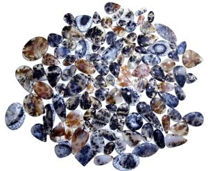 Ágata dendrita natural, piedras preciosas sueltas, cabujón, mezcla de formas y tamaños, Ágata dendrita, piedras preciosas, lote, fabricación de joyas - Product Image 1